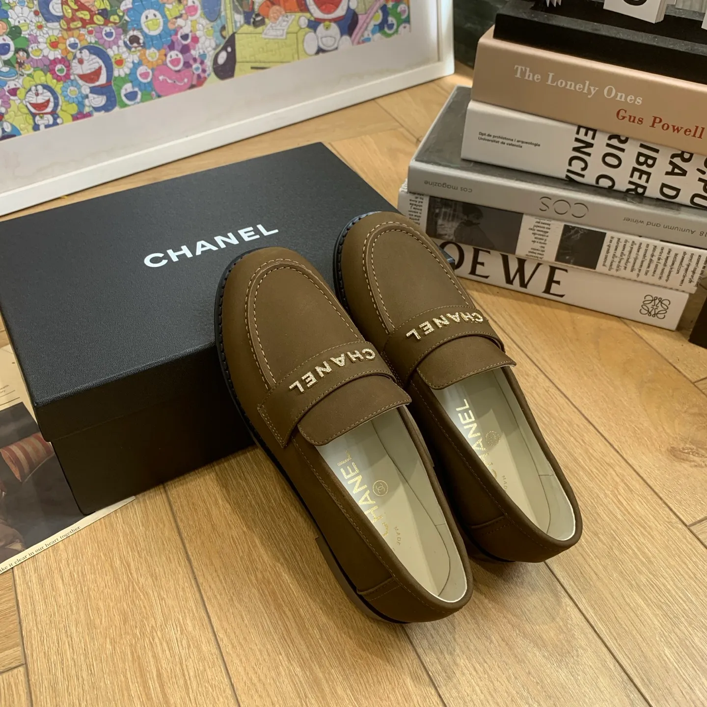 👟👟Ex-factory price 640👟👟 🍀2025 spring and summer new Chanel Chanel small diamond buckle monogram Loaf lazy half-slippers, which can be worn all year round. No matter when you wear them, they are very high-end and durable. When shopping, you can attract attention on the street! Easily travel between commuting and leisure occasions, becoming a carefree fashionable and elegant woman~ Upper: cowhide/butter Lining: lambskin Sole: Italian genuine leather outsole Size: 35-39 (40/41 customized, non-refundable and non-exchangeable 👉
